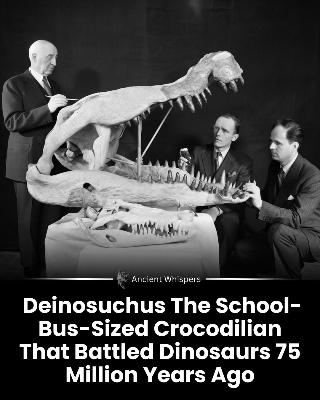 Ancient - Meet Deinosuchus, one of the deadliest crocodilians to ever ...