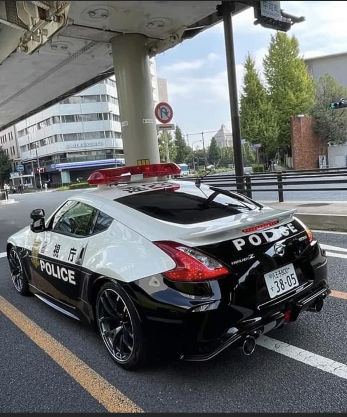 Japan police highway patrol cars