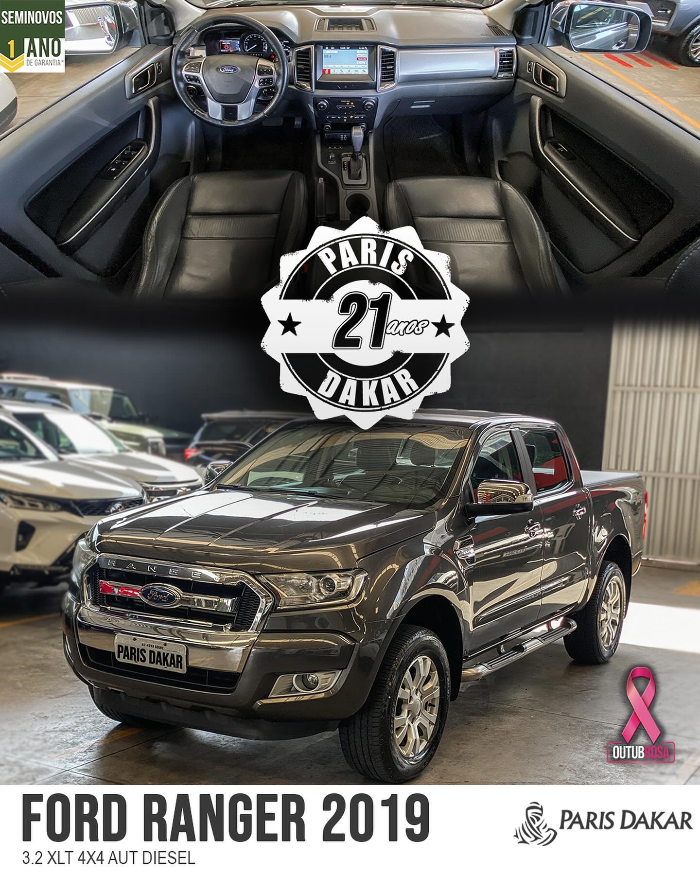 🚘 Ford Ranger XLT 3.2 4x4 Diesel... - Paris Dakar Multimarcas