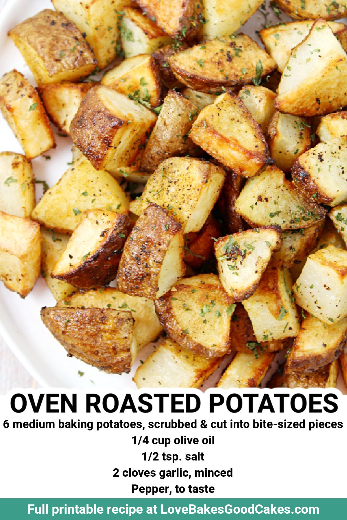 Love - Oven Roasted Potatoes - https://buff.ly/3E4PCyA These Oven ...