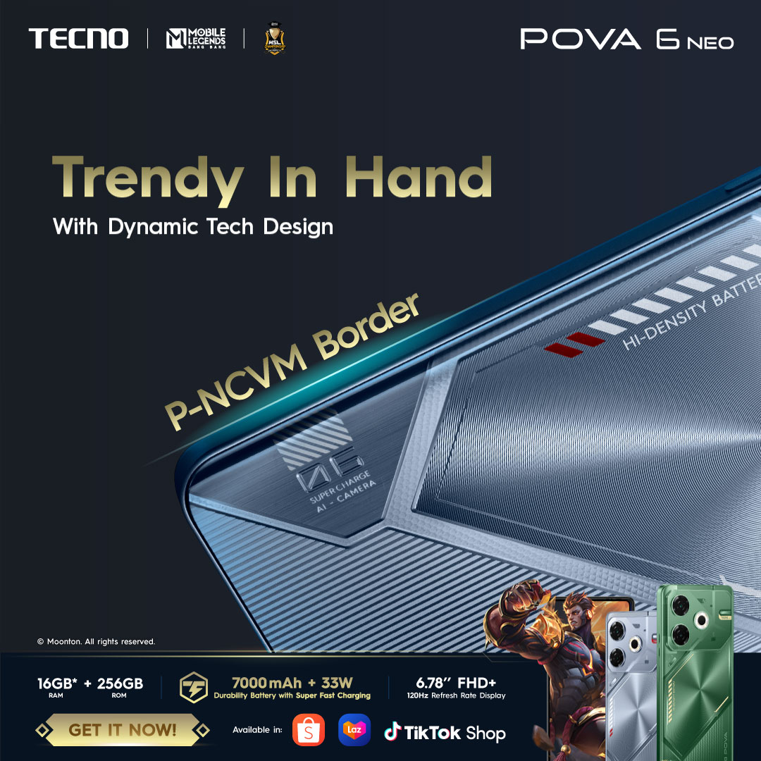 Pova 6 Neo menggunakan reka bentuk... - TECNO Mobile Malaysia