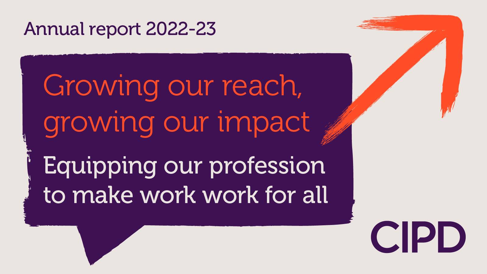 CIPD - The CIPD annual report is now available to view 📊... | Facebook