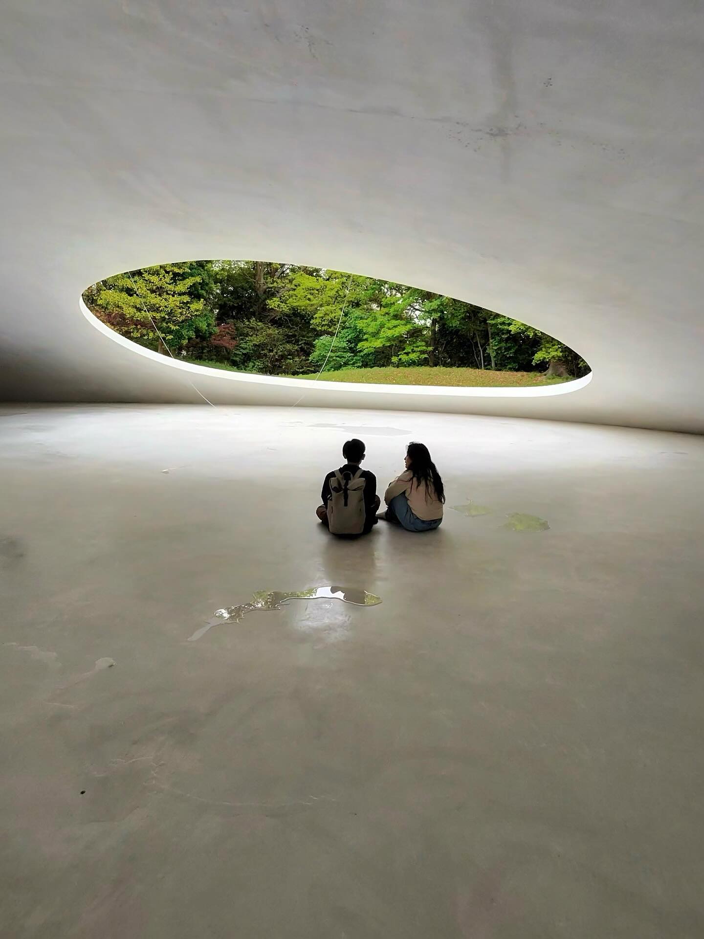 The Teshima Art Museum, created by artist Rei Naito and architect 