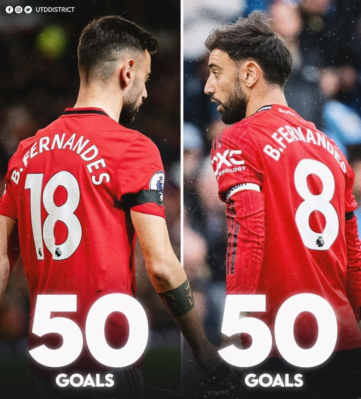 Bruno Fernandes is Manchester United's new No. 8️⃣