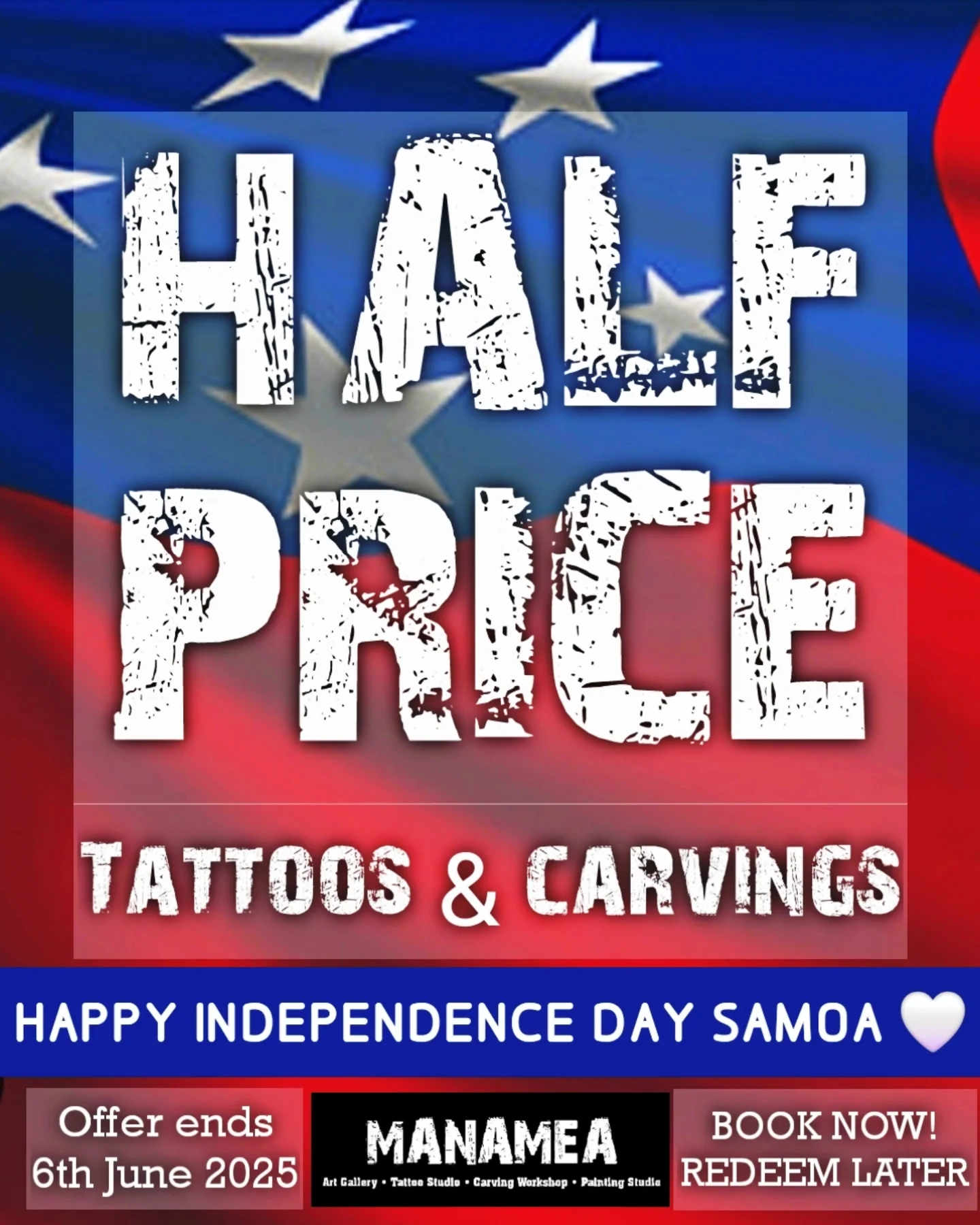 Manamea - HALF PRICE TATTOOS & KEYS to celebrate 63 years of ...