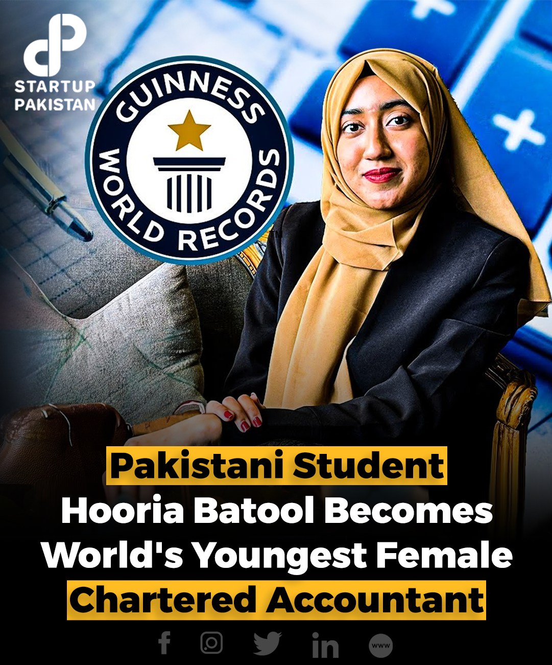 Startup - A Pakistani student named Hooria Batool has made history by ...