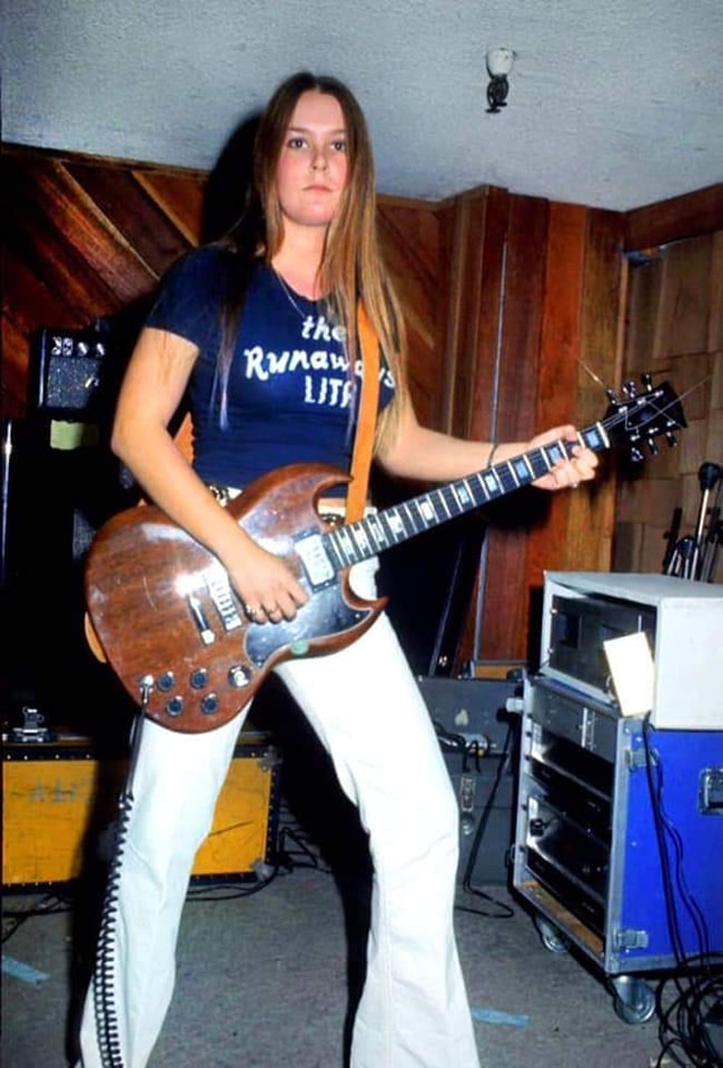 Lita Ford in 1976. The Runaways