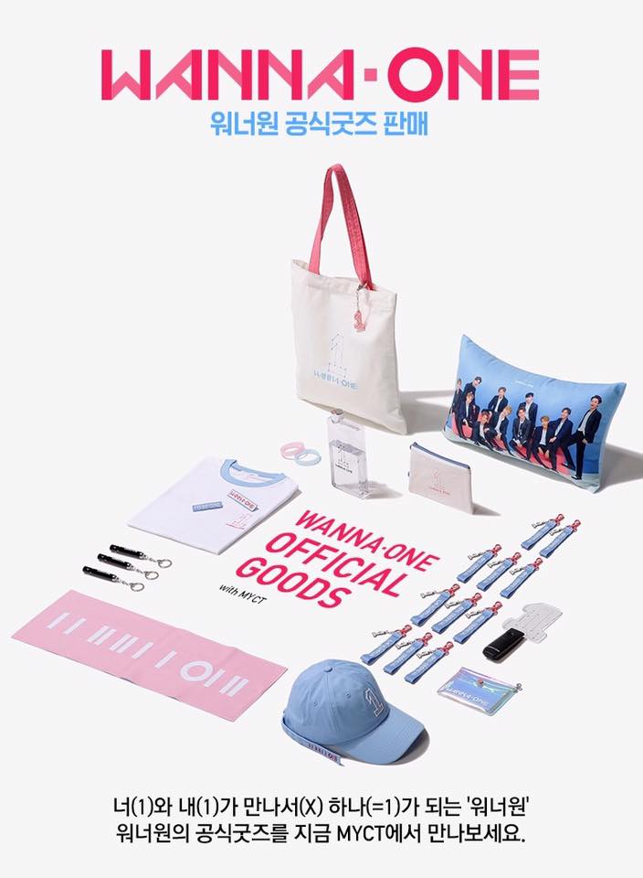 Wanna one MERCHANDISE (Official MD & Fan-Con MD) 판매 안내