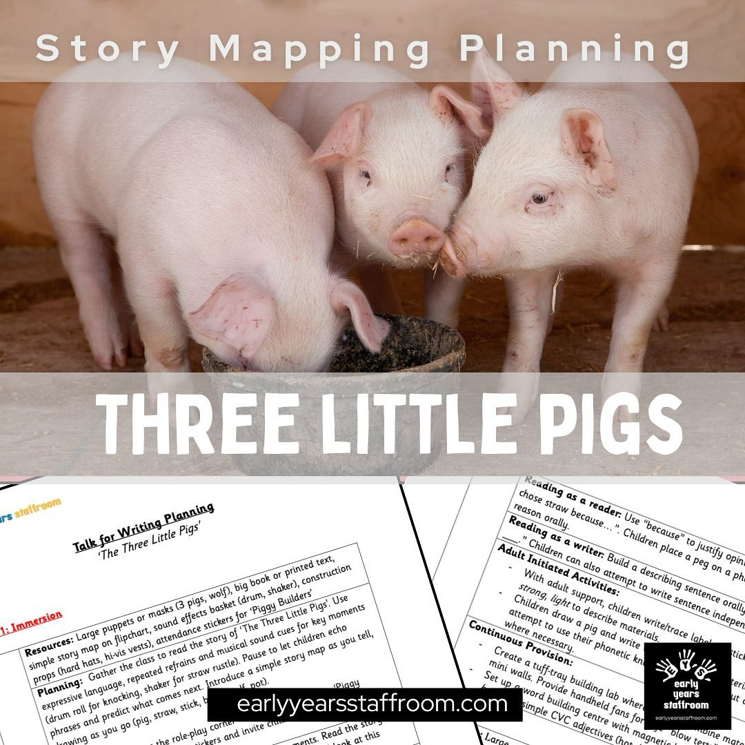Early - Story Mapping Planning for The Three Little Pigs This is ...