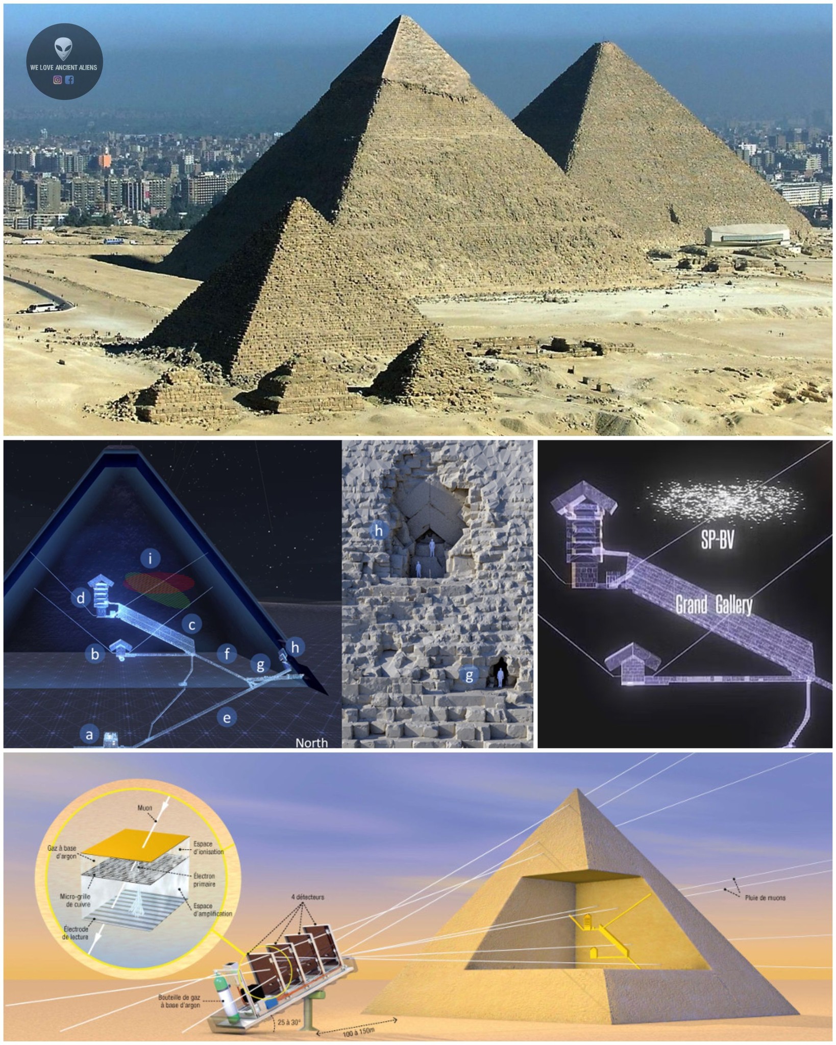 We - Deep inside the Great Pyramid, the so-called “Big Void” hangs ...