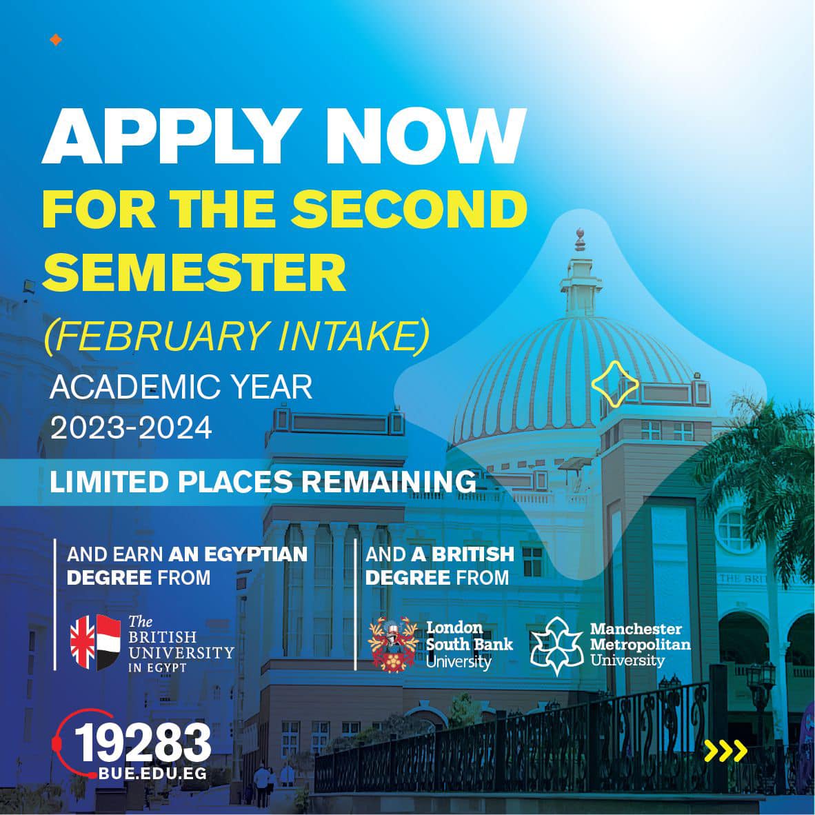 Limited places... - The British University in Egypt | Facebook