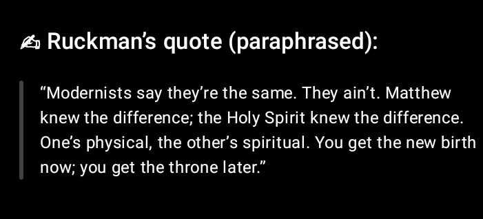 Travis Grosse - The Differences of The Kingdom of Heaven... | Facebook