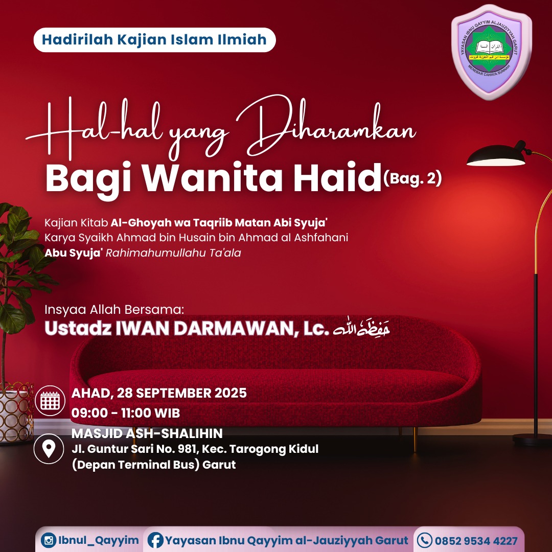 Yayasan - 📢 KAJIAN ISLAM ILMIAH TERBUKA UNTUK UMUM, AHAD - 28 SEPTEMBER ...