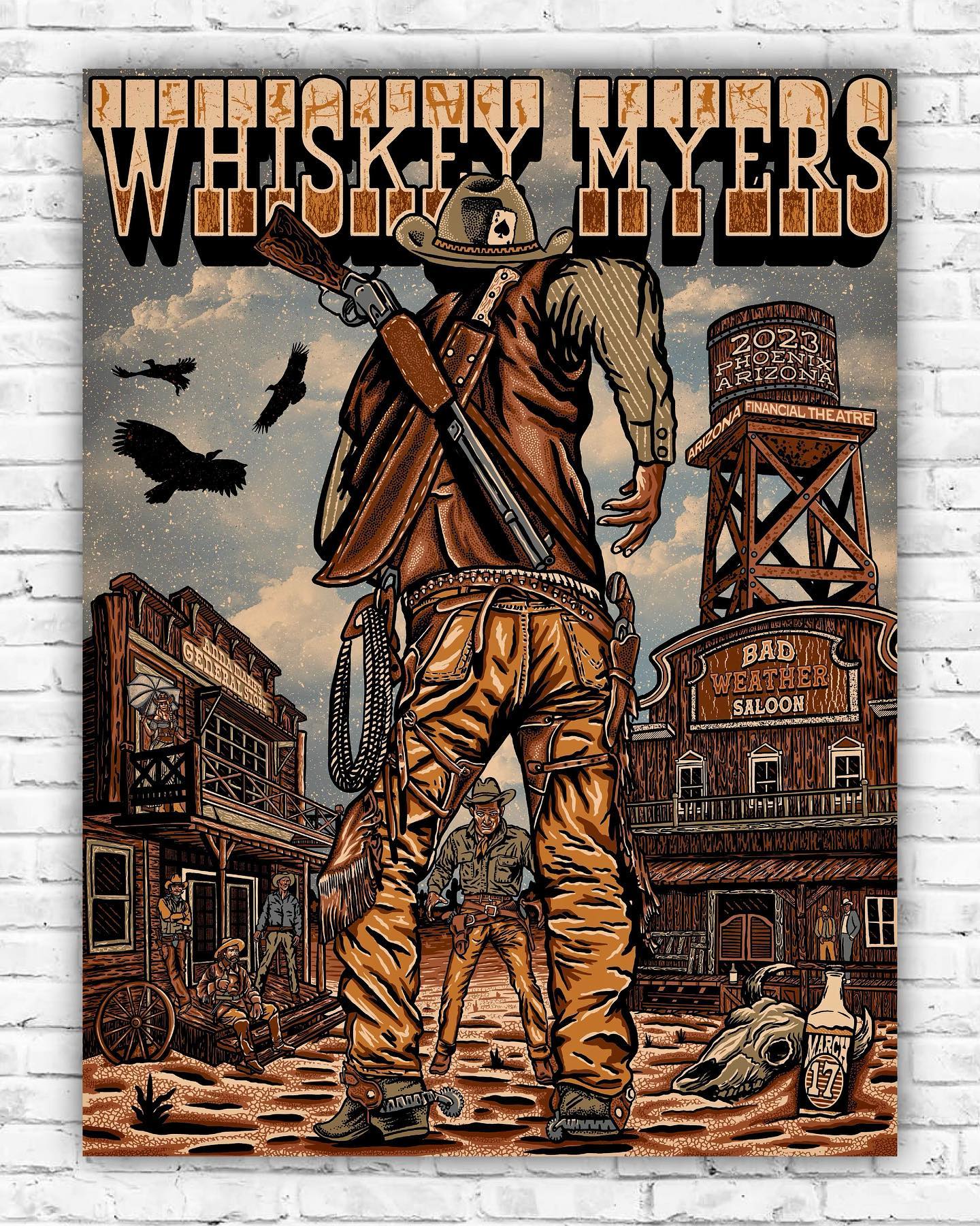 Poster for tonight's SOLD OUT show in Phoenix! It's our first
