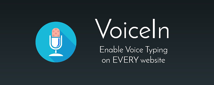 Voice In - Voice Typing Extension
