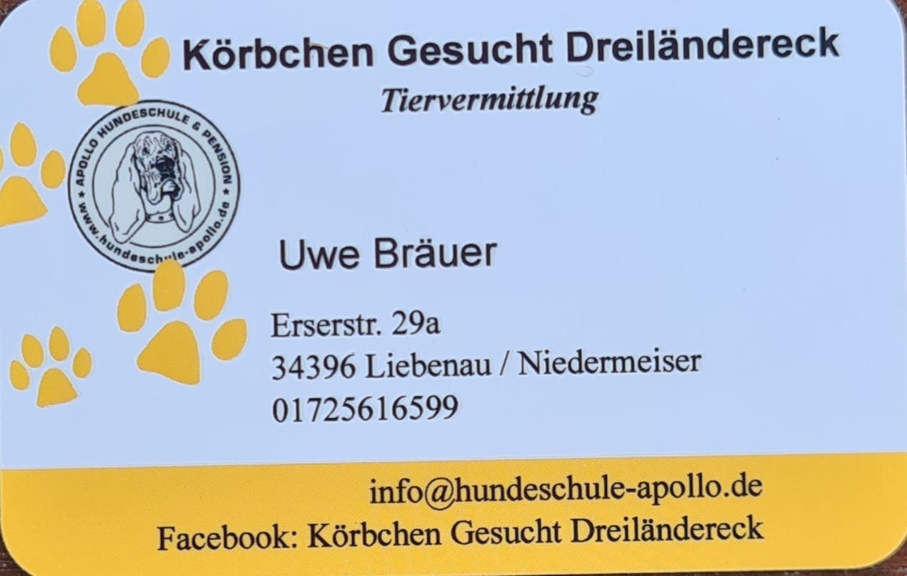 Körbchen gesucht Dreiländereck (@ApolloHundeschuleundPension) • Facebook