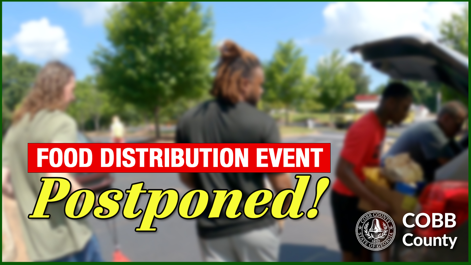 The food box distribution event... - Cobb County Government | Facebook