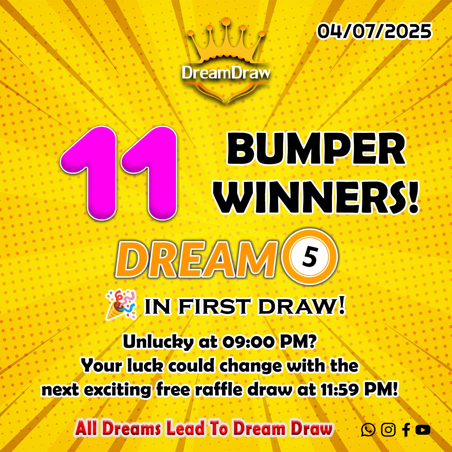 Dream Draw - 🎉 Bumper Winners! 🎉 Congratulations to... | Facebook