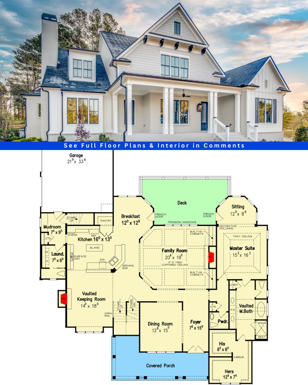 Home - Discover the charm of this Spacious Craftsman Home featuring an ...