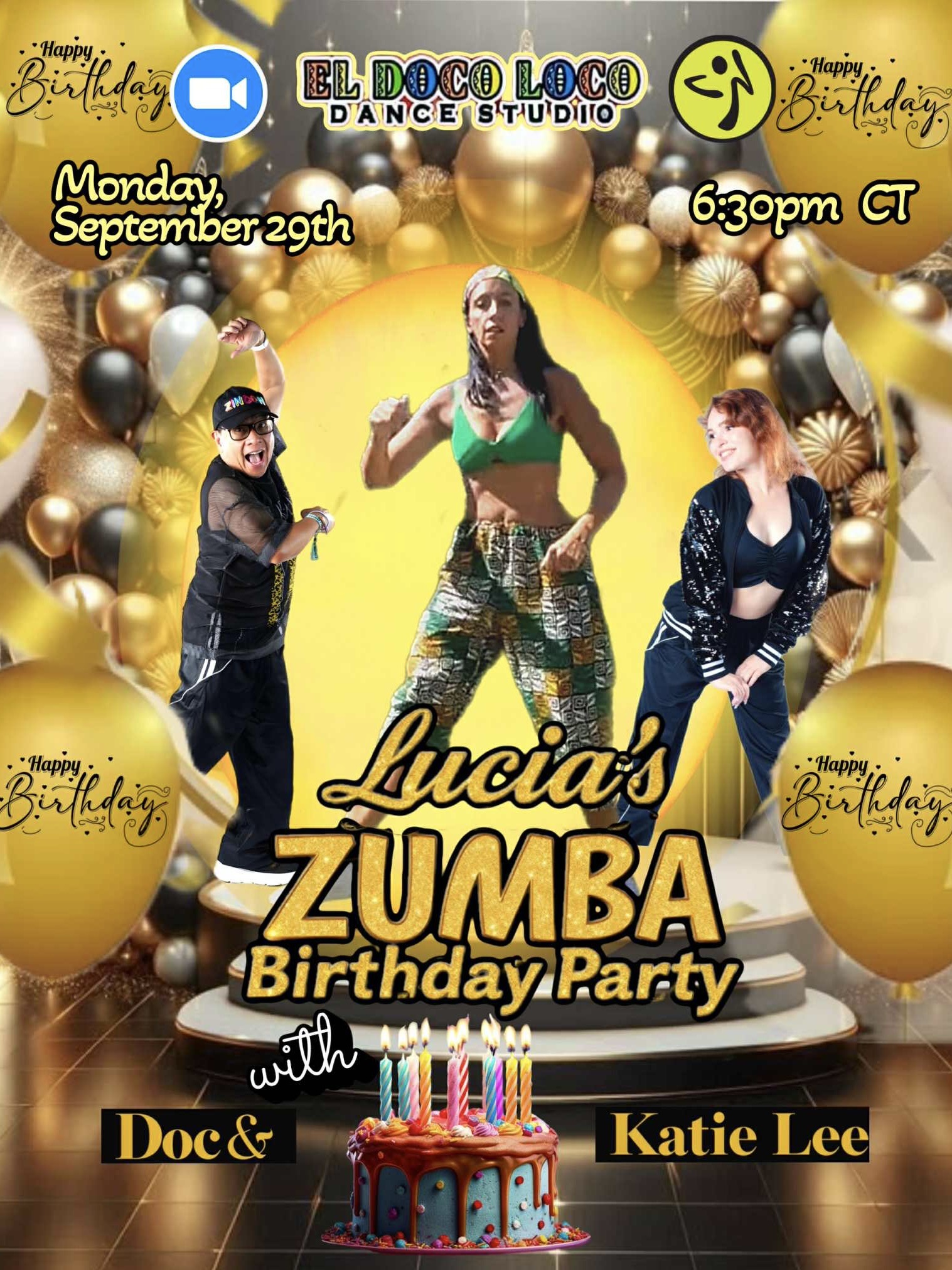 Lucia's Birthday Zumba® Dance Party with Doc & Katie Lee