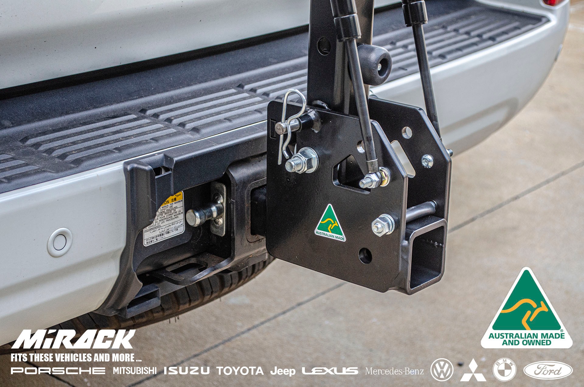 Mirack Products - Low Clearance Tilting Rear Spare Wheel...