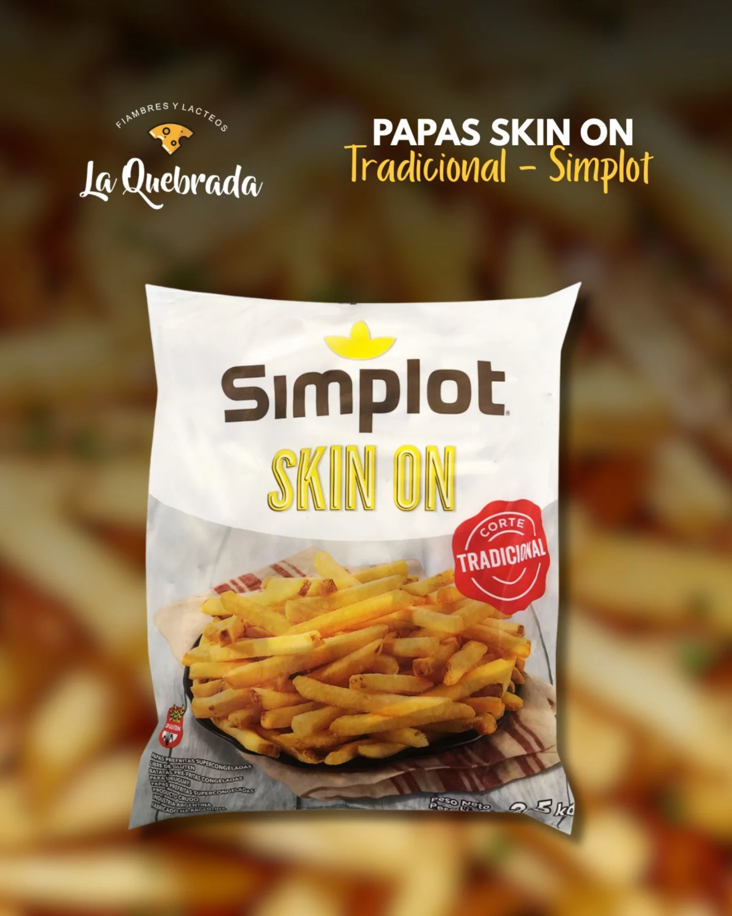 La - 🍟🔥 ¡EXPLOTA LA PAPA! Papas Fritas Congeladas SKIN ON – Marca ...