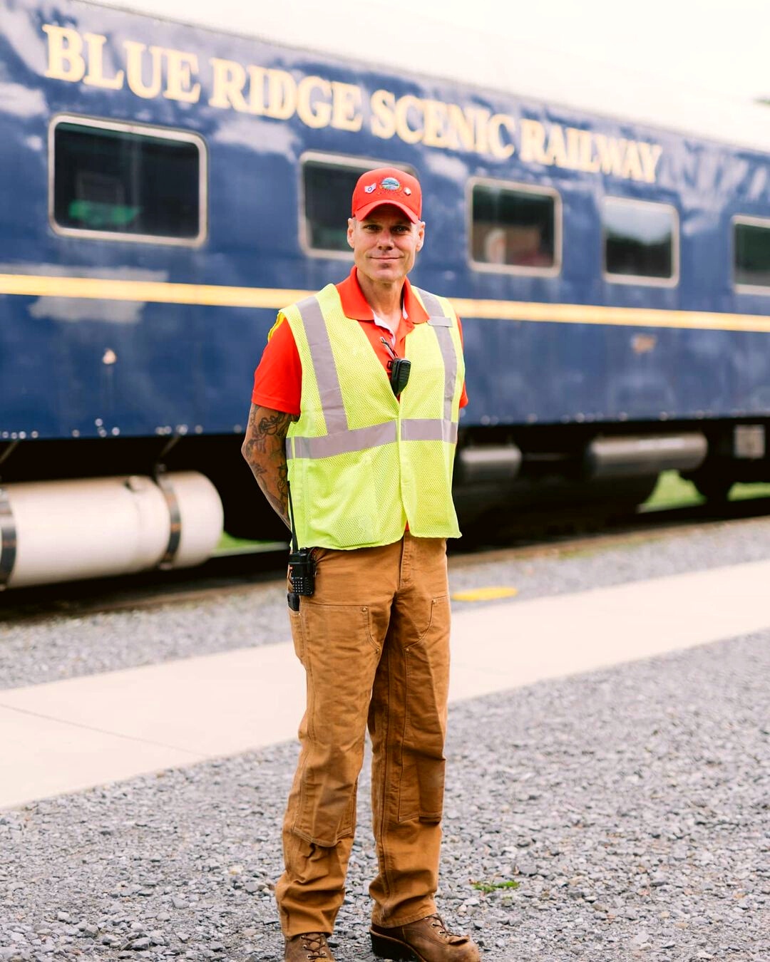 Blue - Safety is a core value for Sam Boger, the Safety Manager for the ...