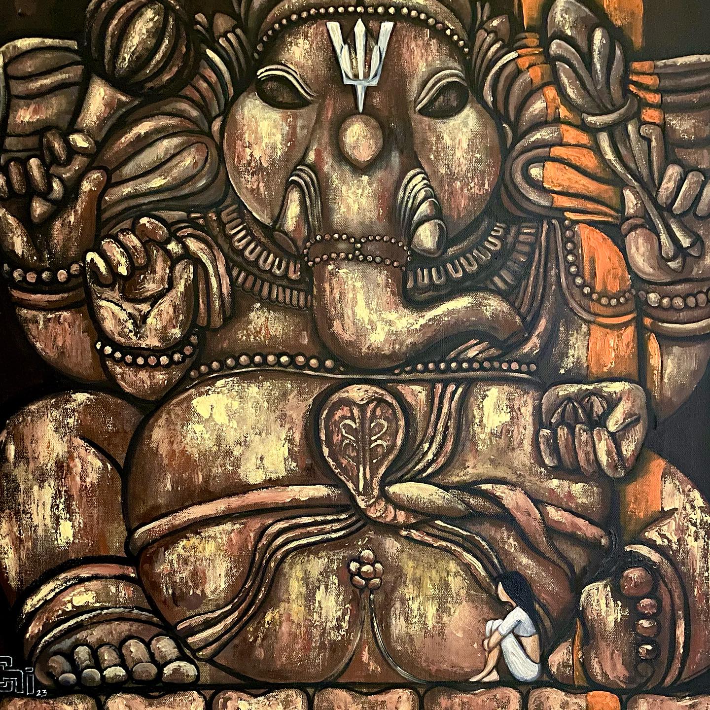 Suruchi Jamkar - In the shade of the divine #ganesha...