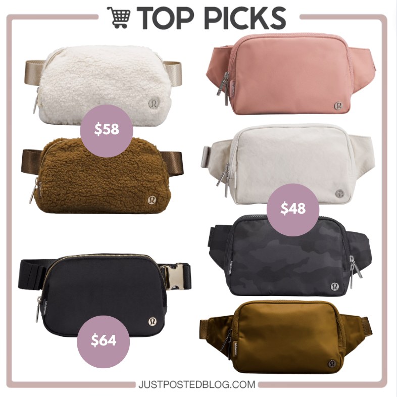all colors of lululemon belt bag *lemon bunny Curated Bundle: 8 Everywhere Bags in Ombr Pastels This item has a purchase limit How to find lululemon Everywhere