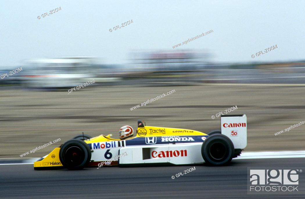 Nelson Piquet at Williams FW11B Honda turbo - Suzuka/Japanese