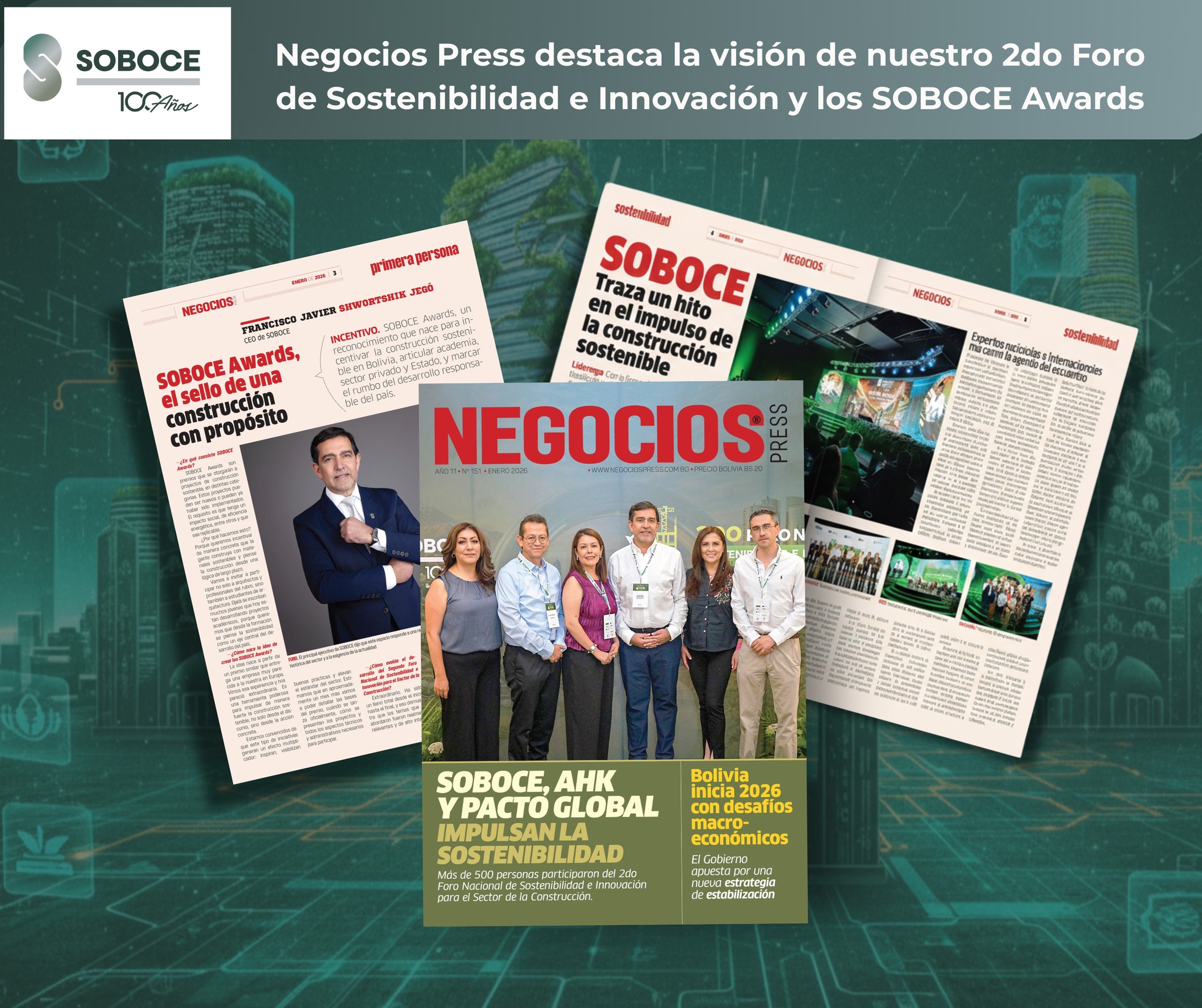 SOBOCE invita a... - Sociedad Boliviana de Cemento S.A. | Facebook