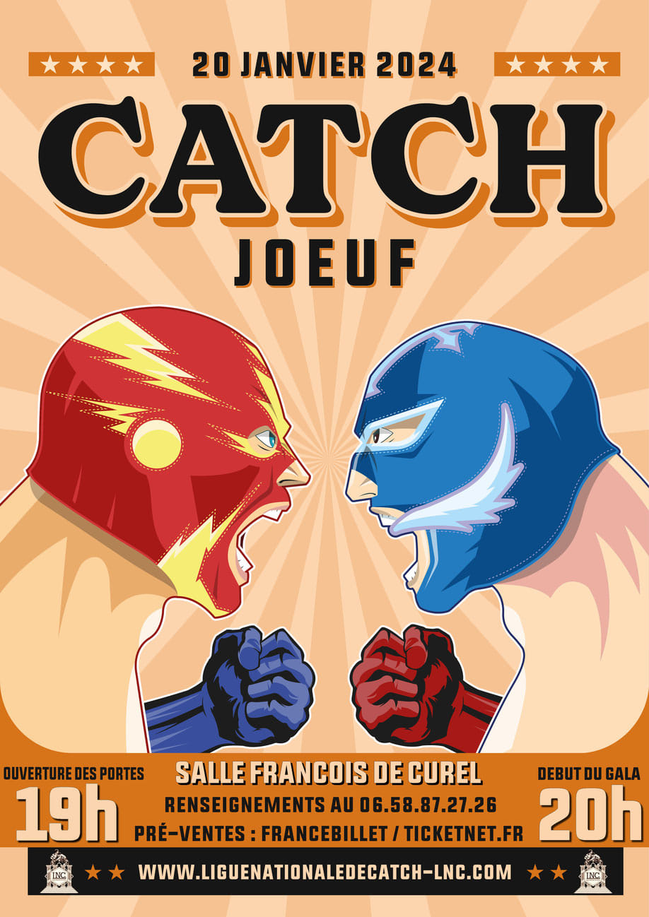 Ville de Joeuf - 😊 GALA DE CATCH - SAMEDI 20 JANVIER 2024...