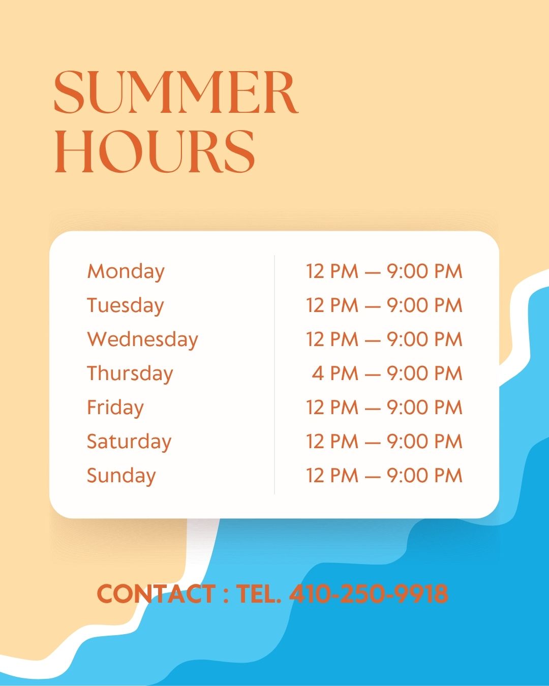 Thai O-cha MD - 📢 Updated Hours of Operation We’ve updated... | Facebook