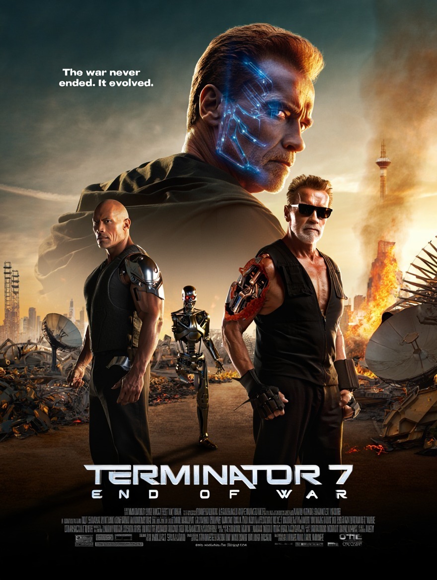 The Movies - Terminator 7 (2026) Starring: Arnold Schwarzenegger, Linda ...