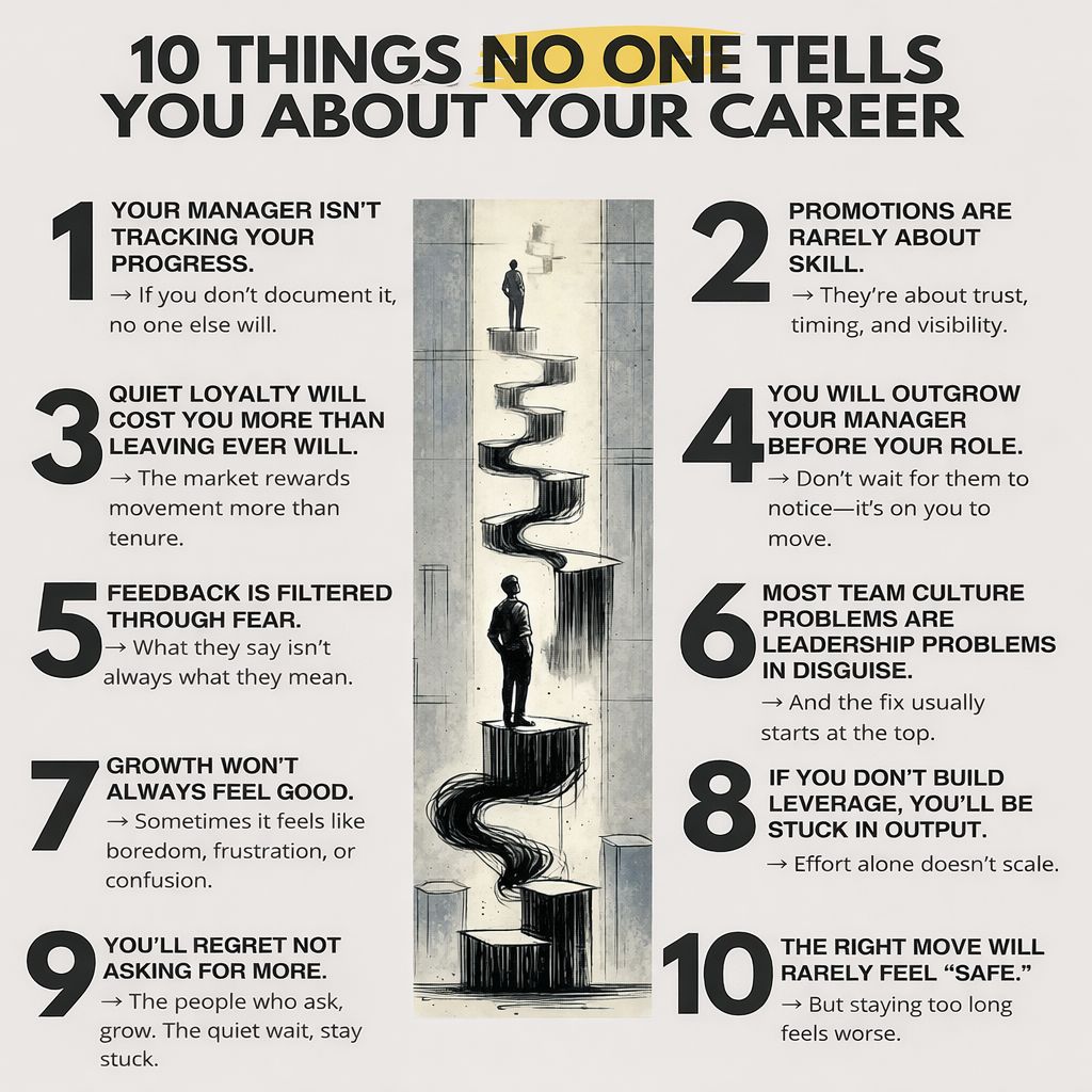 Study - 10 Things No One Tells You About Your Career #CareerGrowth # ...