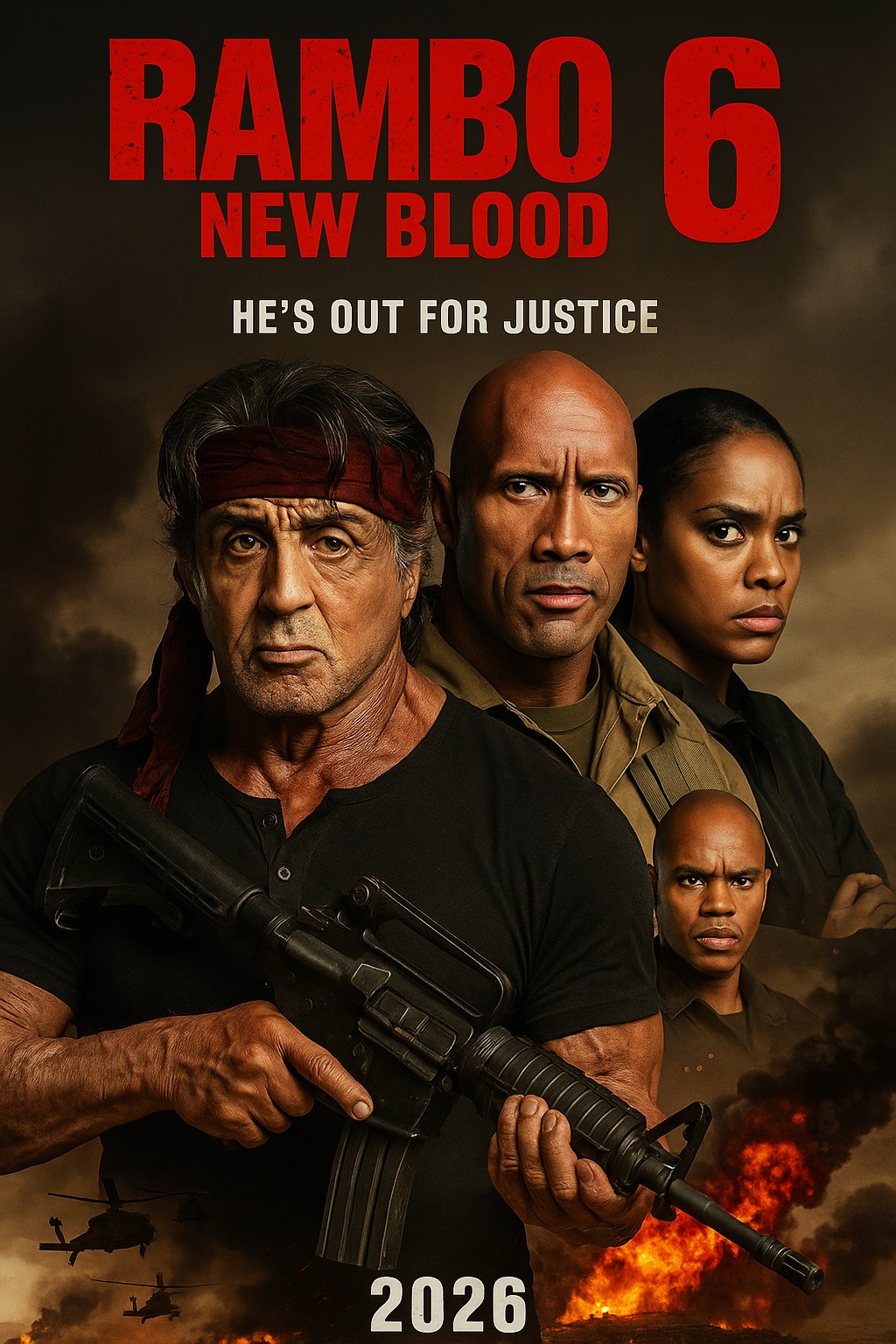 Brice - 🎬 Rambo 6: New Blood (2026) Starring: Sylvester Stallone ...