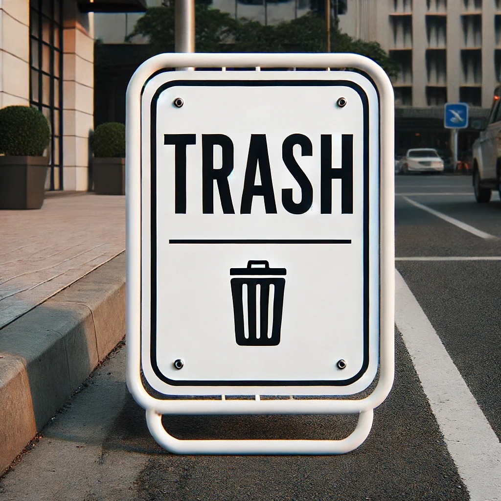 ACUSigns - Transform your business visibility with a standout trash ...
