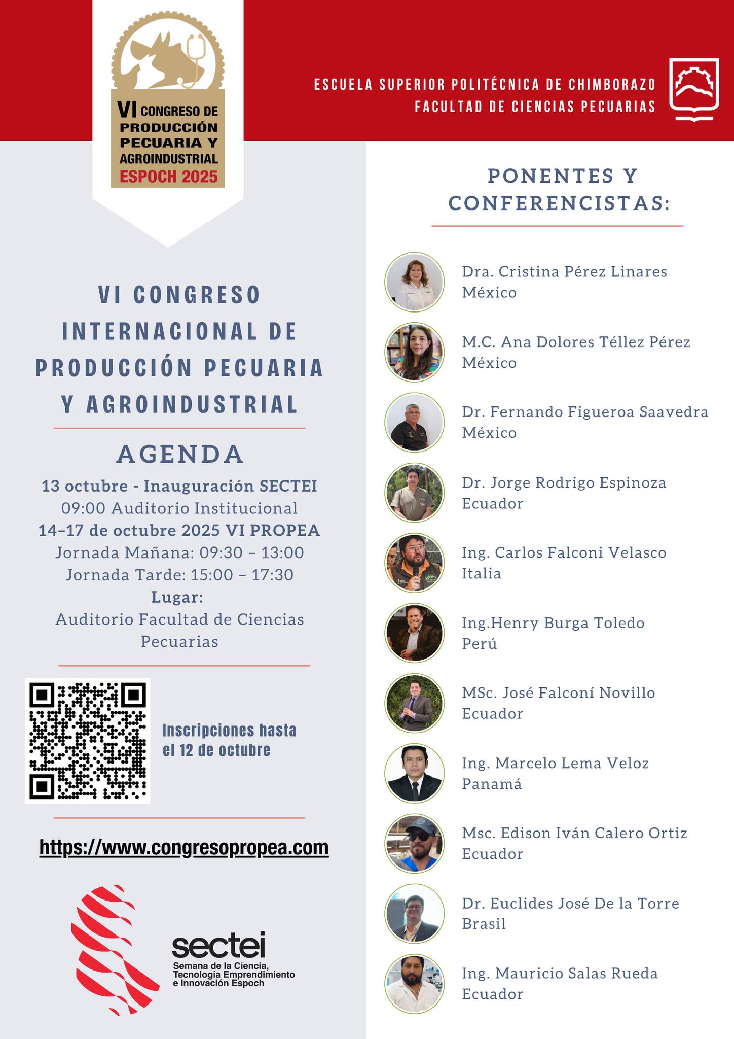 Carrera - ¡Medicina Veterinaria ESPOCH**! 🐾📢 Te invitamos al VI ...