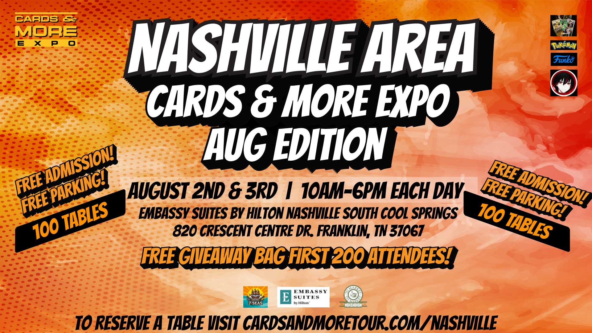 Cards - THIS WEEKEND! Cards & More is coming to NASHVILLE! August 2nd ...