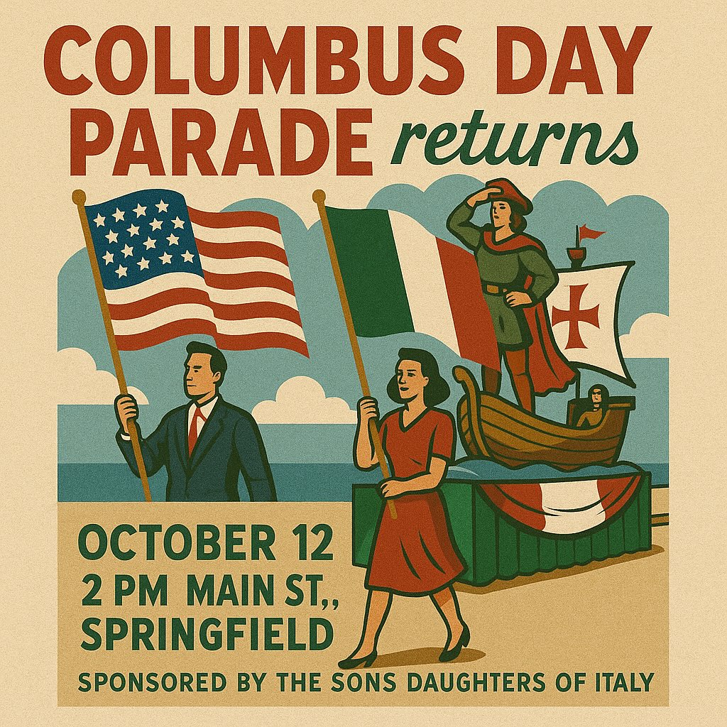 🇮🇹🇺🇸 Columbus Day Parade Returns!... - Springfield Italians | Facebook