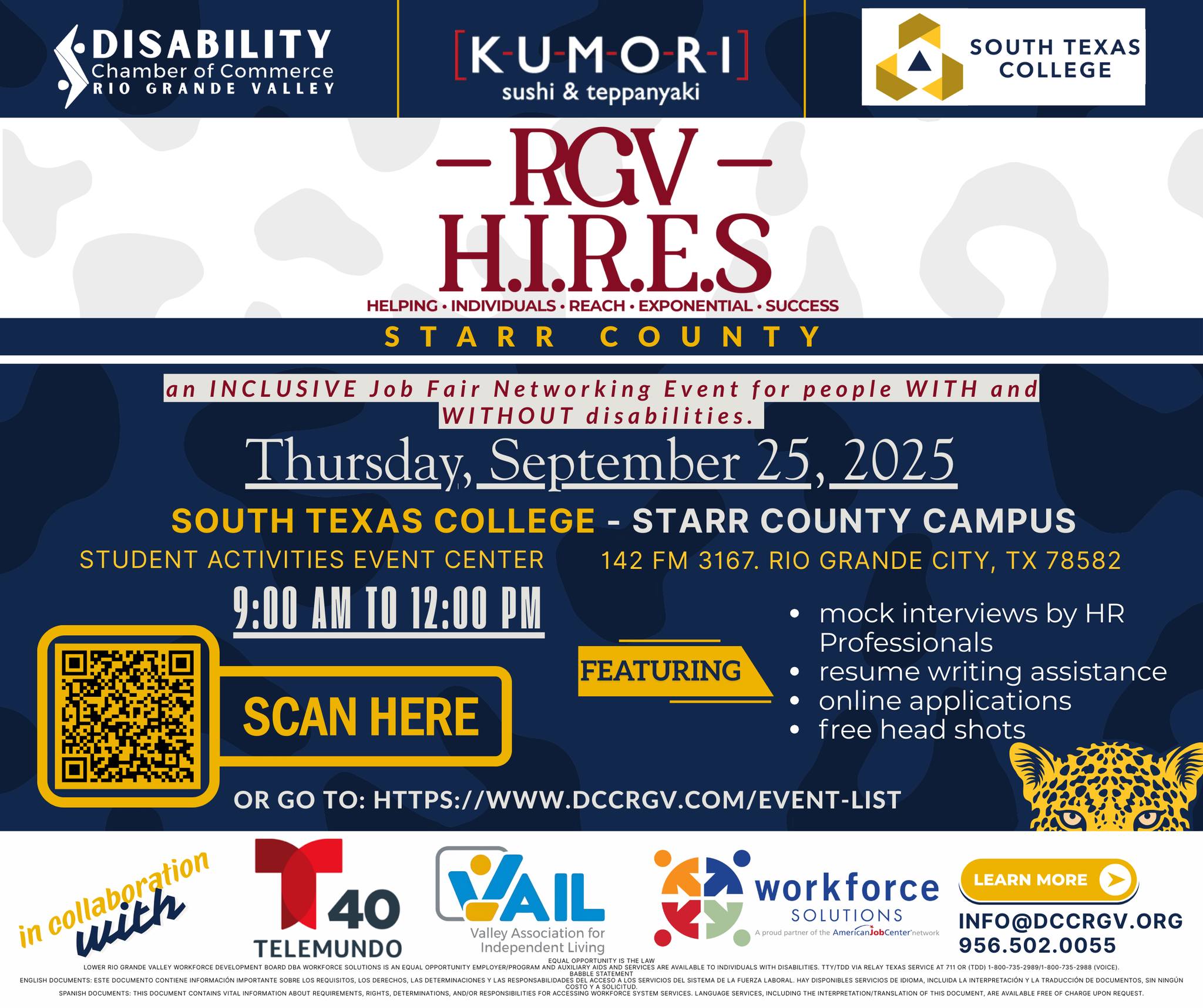 Disability - 🌟 RGV H.I.R.E.S. is coming to Starr County! 🌟 Looking for ...