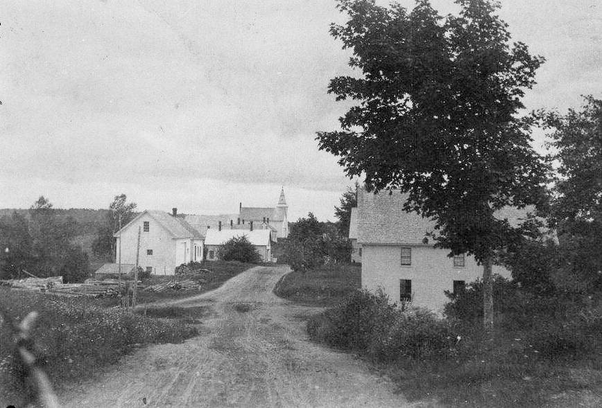 Old Pictures of Forgotten Maine | A Street View c.1905 - Morrill, Maine ...