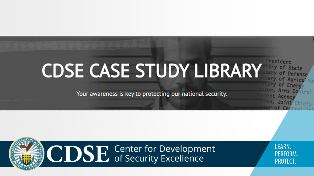 Defense - This month’s CDSE case study focuses on Peter Debbins, a U.S ...