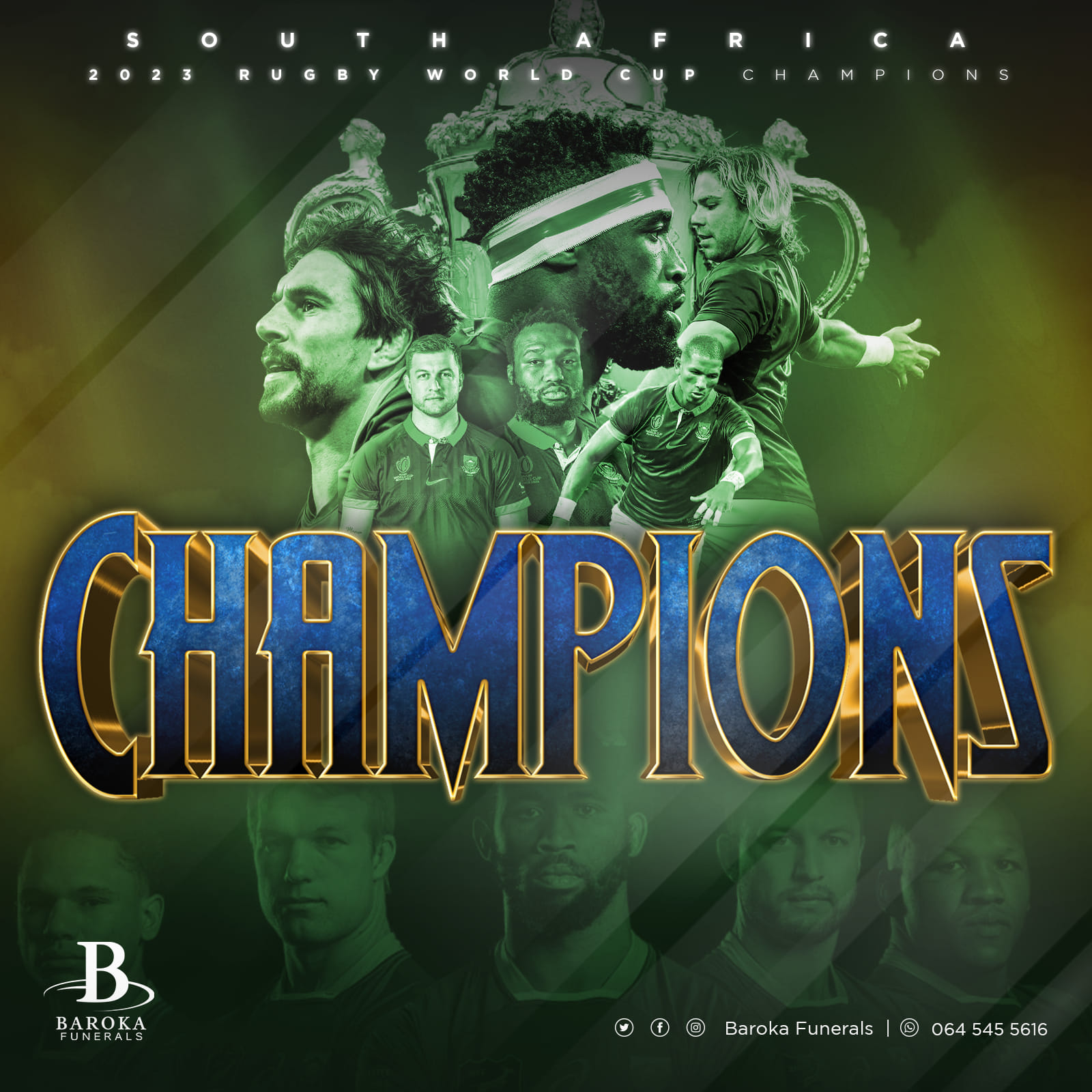Baroka - 🏆🏆🏆 Congratulations Springboks on being crowned... | Facebook