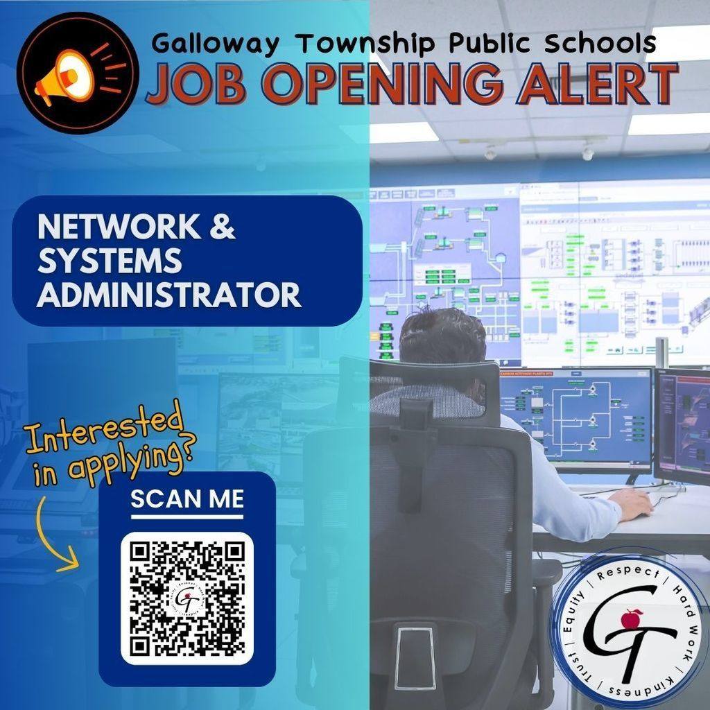 Galloway - @GTNJSchools is looking to hire a Network & Systems ...