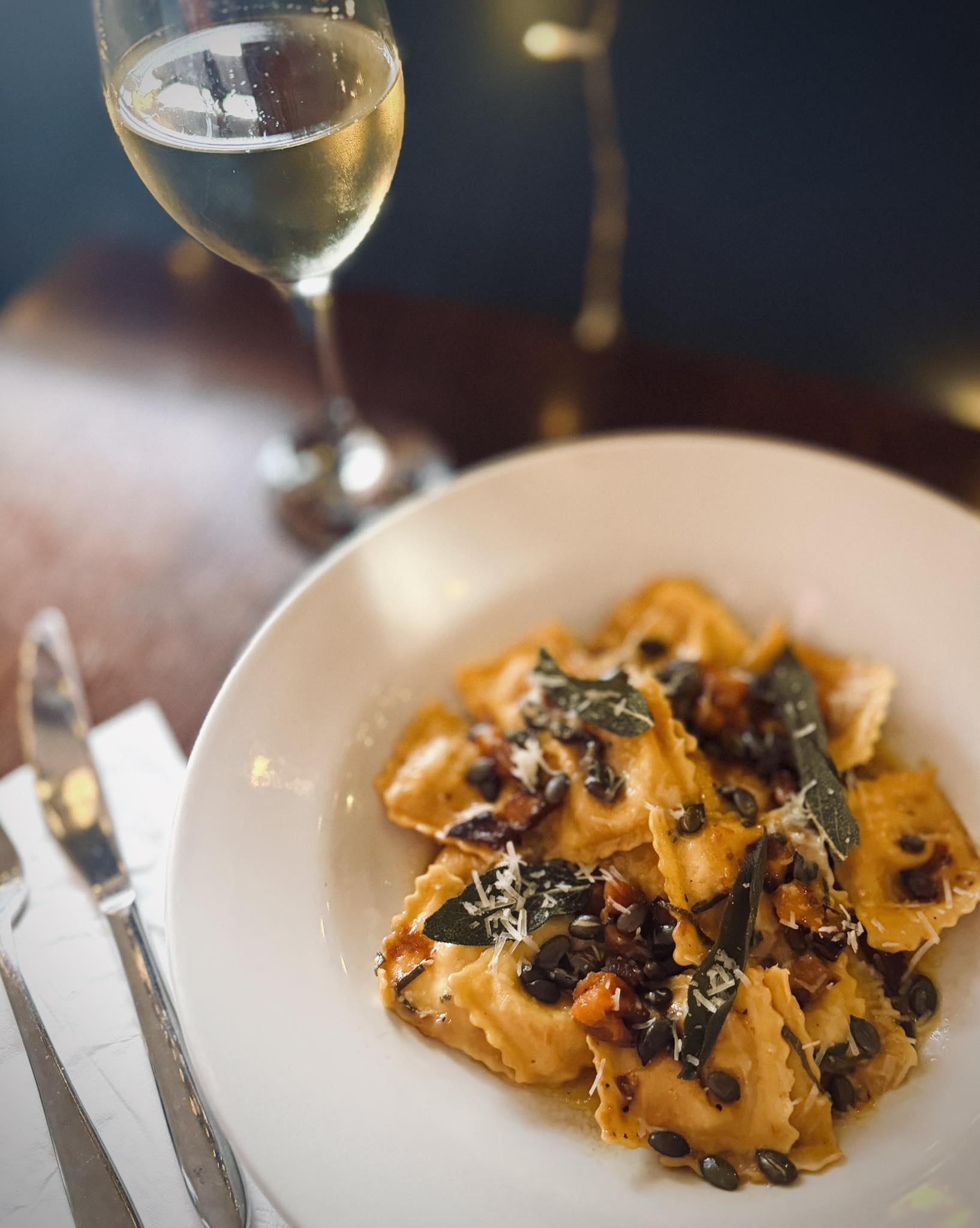 Cross - 🫶 🍂 🍴 NEW DISH 🍴 🍂 🫶 Pumpkin ravioli | roasted butternut squash ...