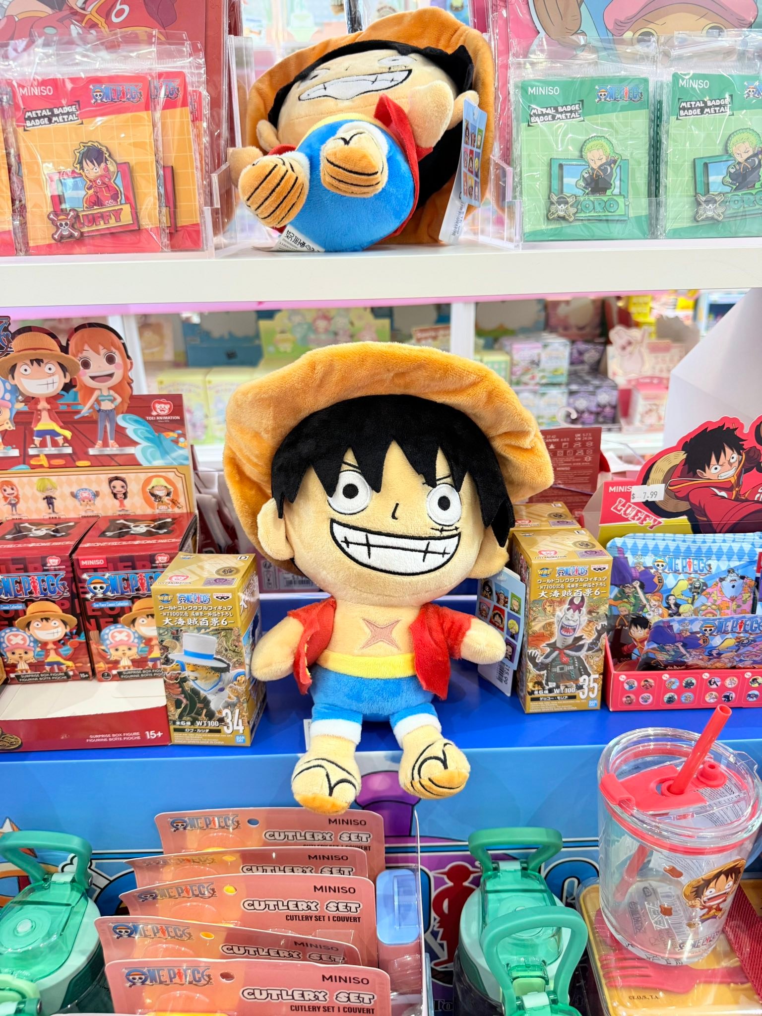 New One Piece collection at Belden Village's Miniso!! Check it out 🤩