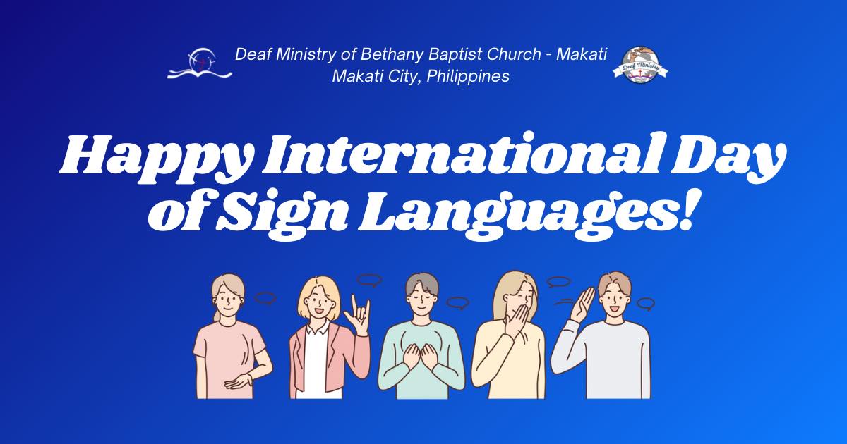 Deaf - Today, as we celebrate the International Day of Sign Languages ...