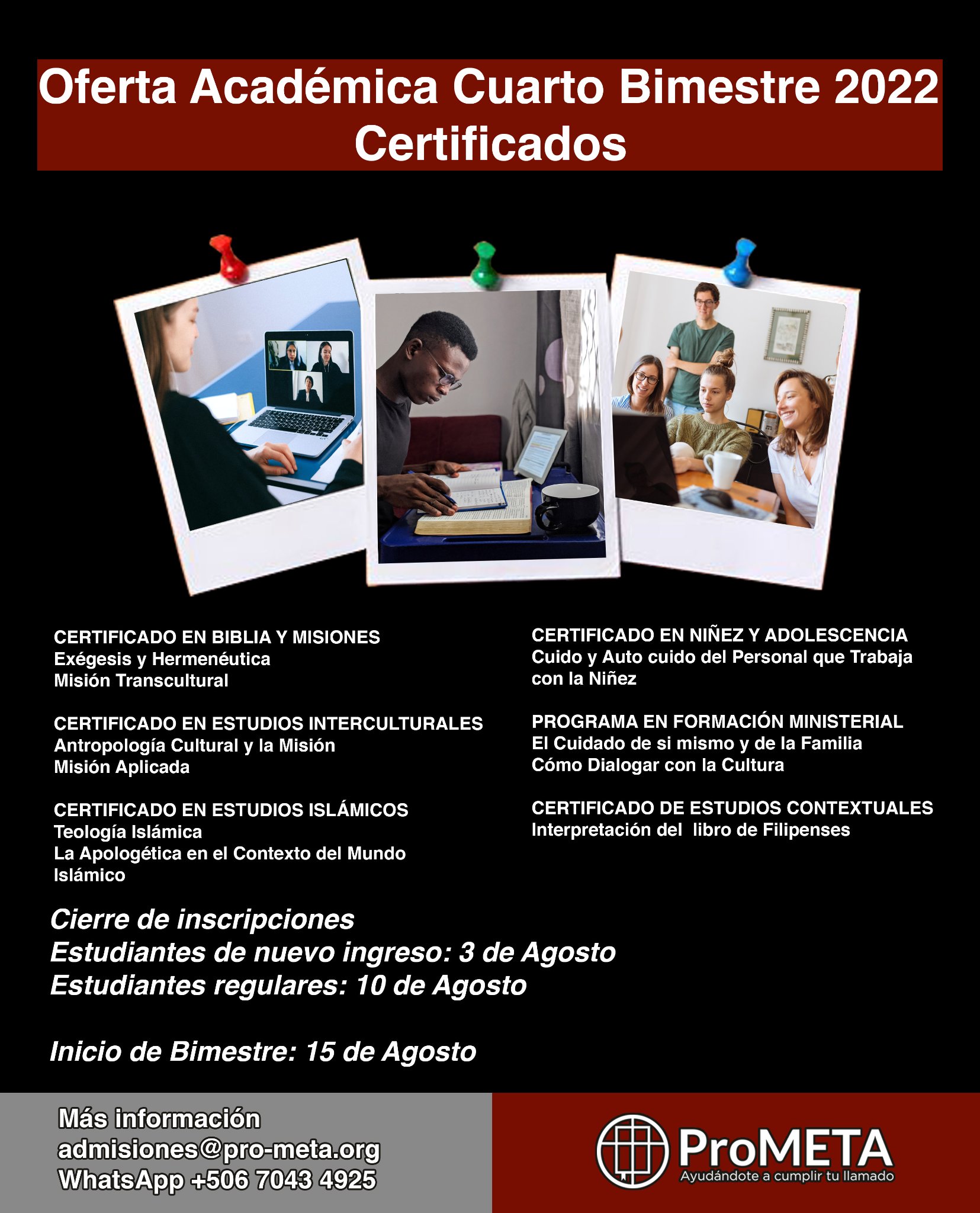 ProMETA - Les presentamos nuestra oferta académica del... | Facebook