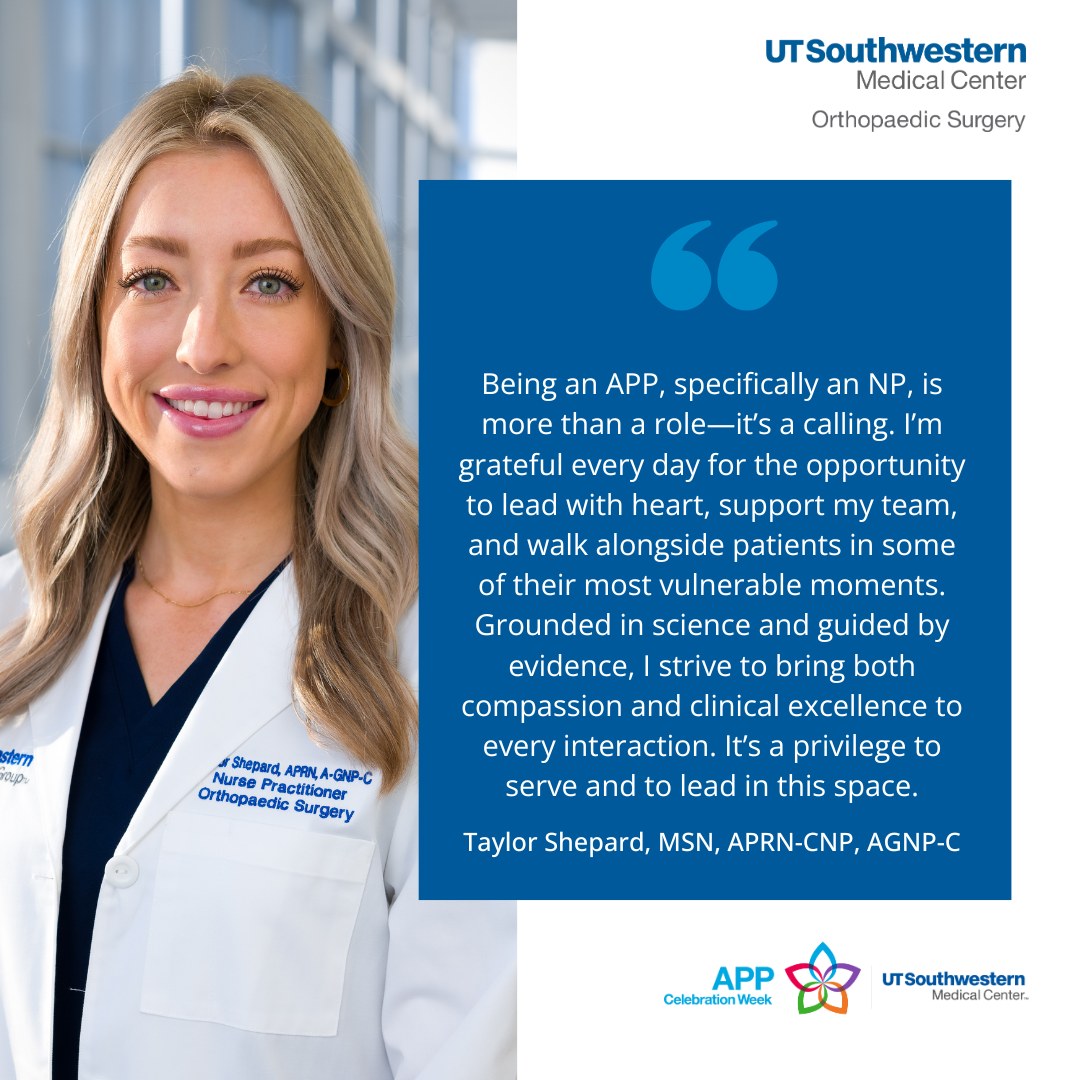 UT Southwestern Department of Orthopaedic Surgery | Dallas TX